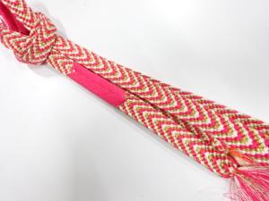 正絹　手組帯締め